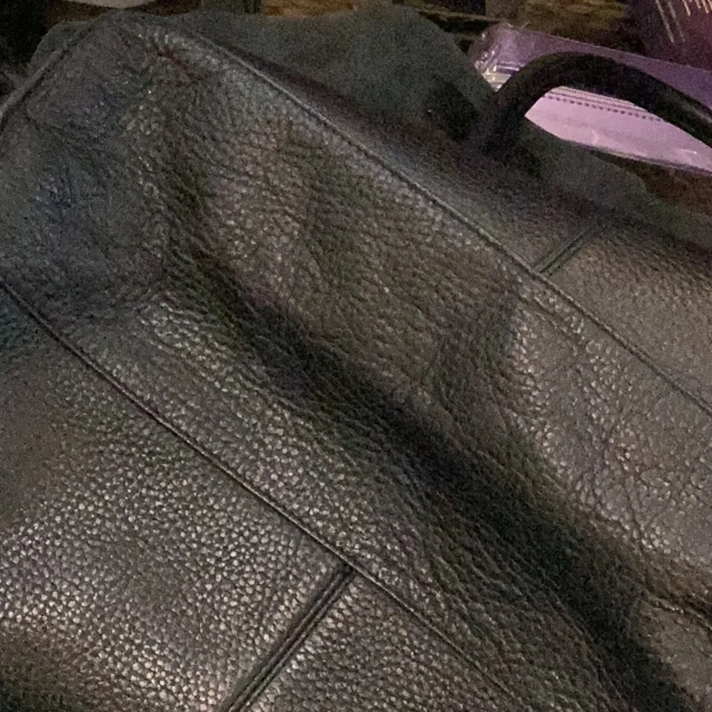 Banana Republic leather bag/briefcase, beautiful, EUC, black